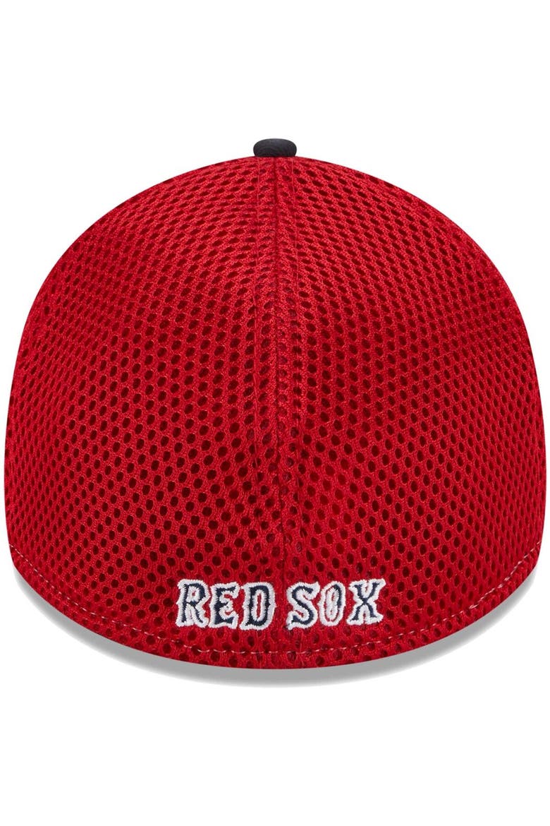 Men's New Era Navy Boston Red Sox Team Neo 39THIRTY Flex Hat, Alternate, color, Navy