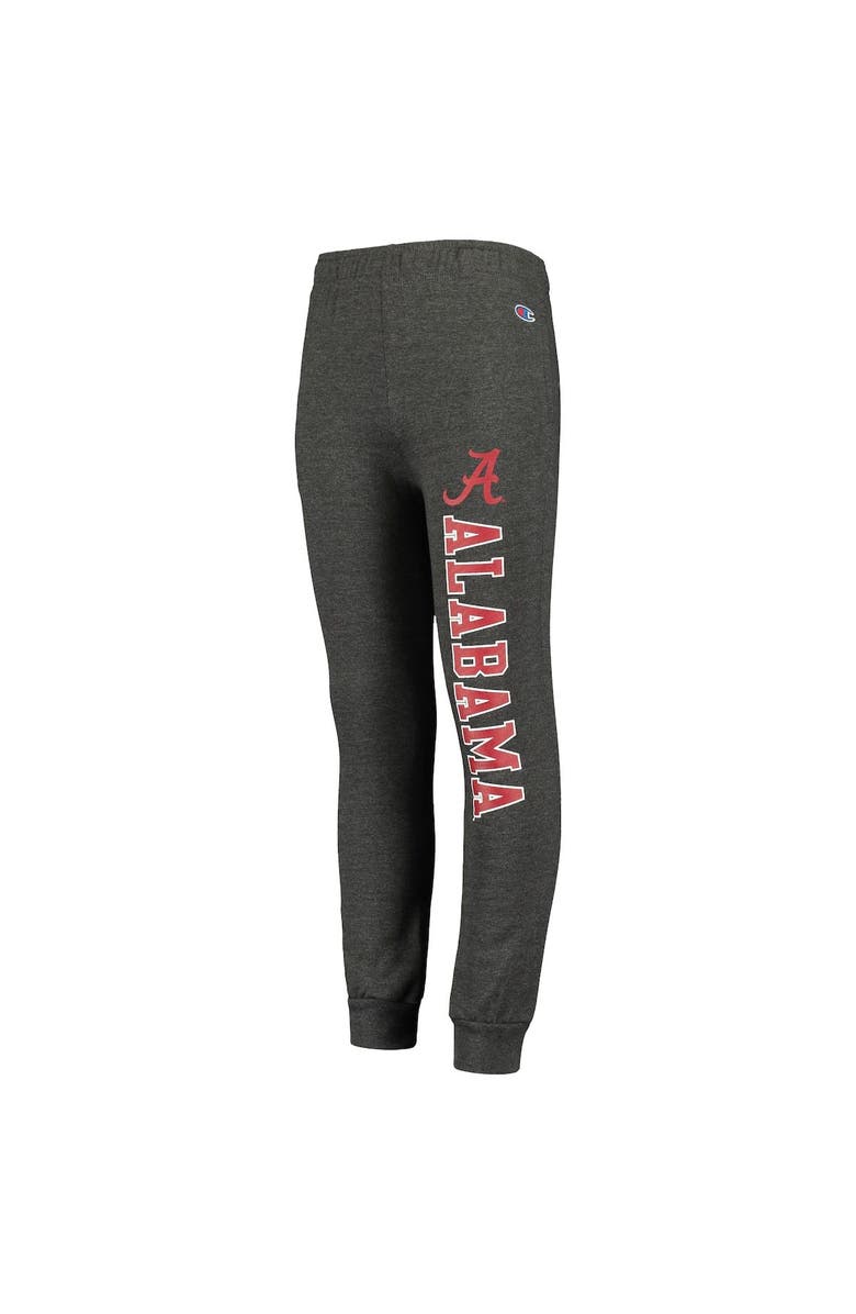 Champion Youth Charcoal Alabama Crimson Tide Powerblend Jogger Sweatpants, Alternate, color,