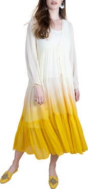 SAACHI Ombré Cover-Up Dress