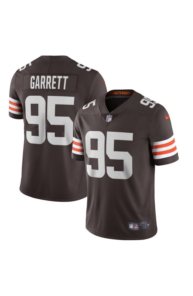 Nike Men's Nike Myles Garrett Brown Cleveland Browns Vapor Limited Jersey, Main, color, Brown
