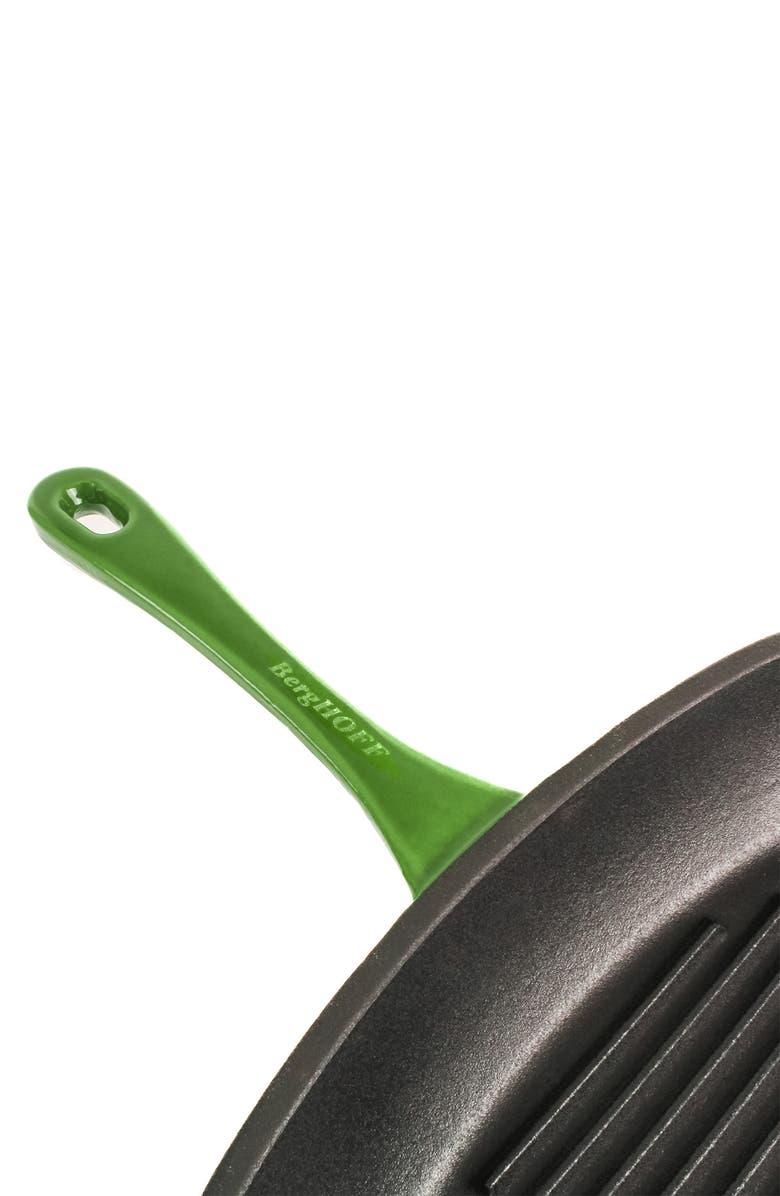BergHOFF Neo 2-Piece Cast Iron Grill Set, Alternate, color, Green