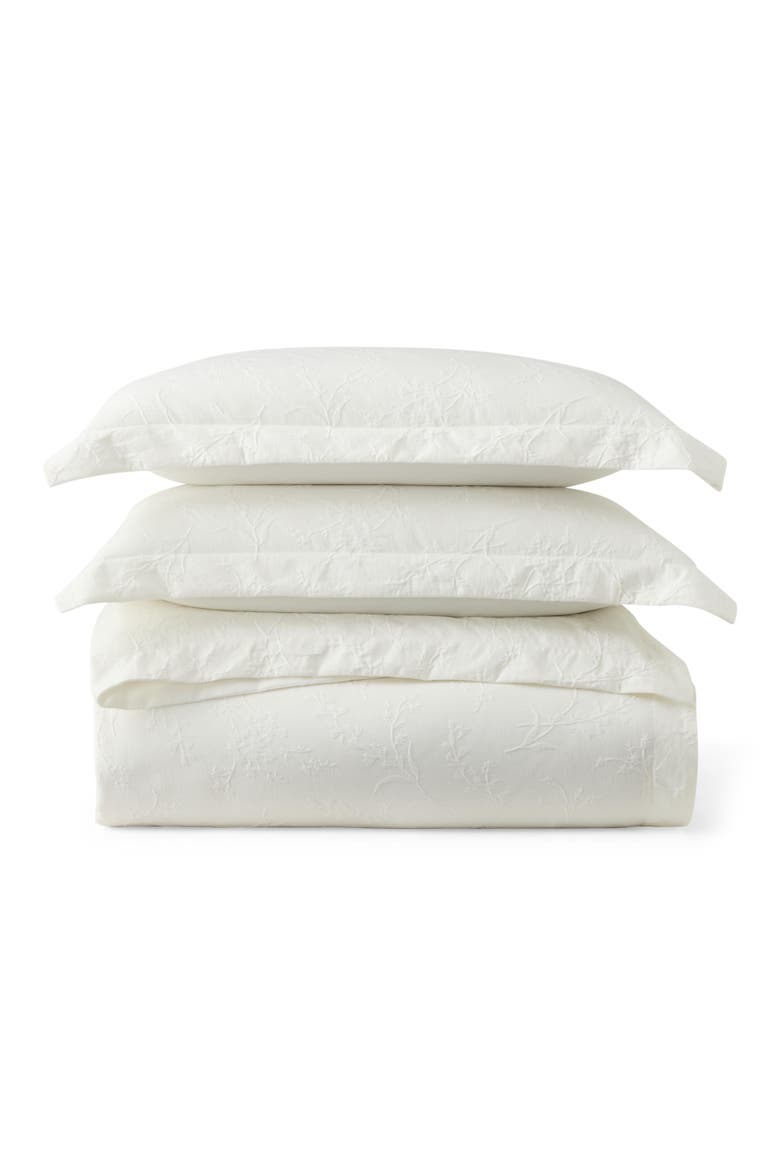 Carly Duvet Cover & Sham Set, Alternate, color, WHITE