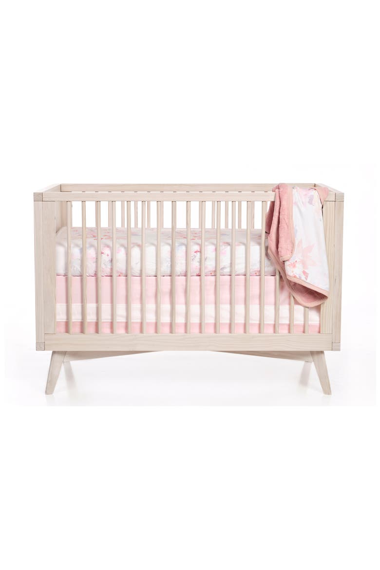 Prim Cuddle Blanket, Crib Skirt & Crib Sheet Set, Alternate, color, PRIM