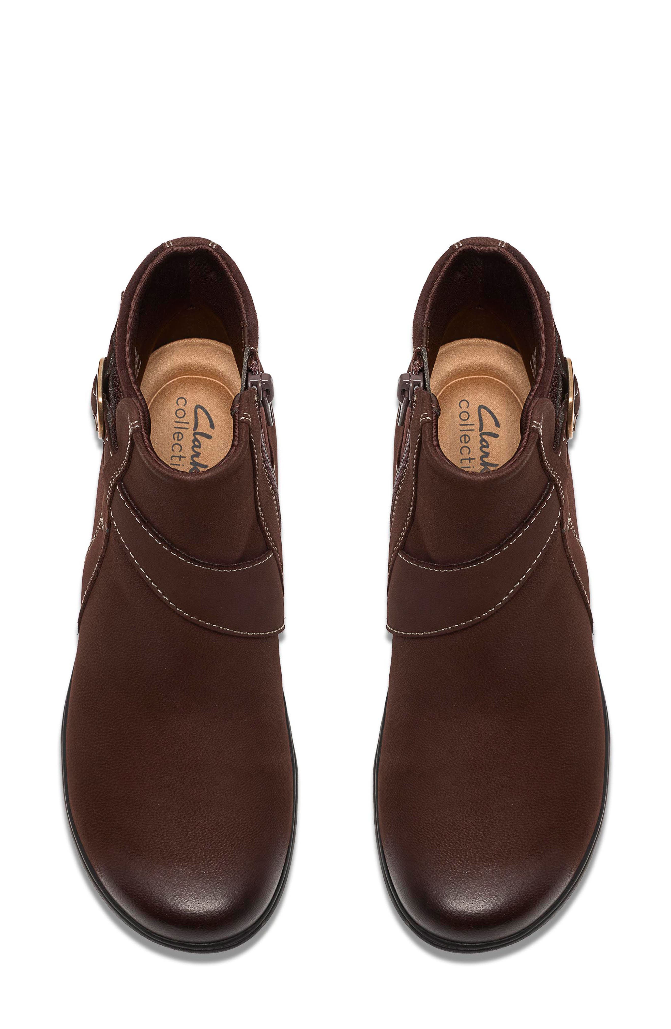 Carleigh Angie Short Boot - Wide Width Available, Alternate, color, DARK BROWN COMBI