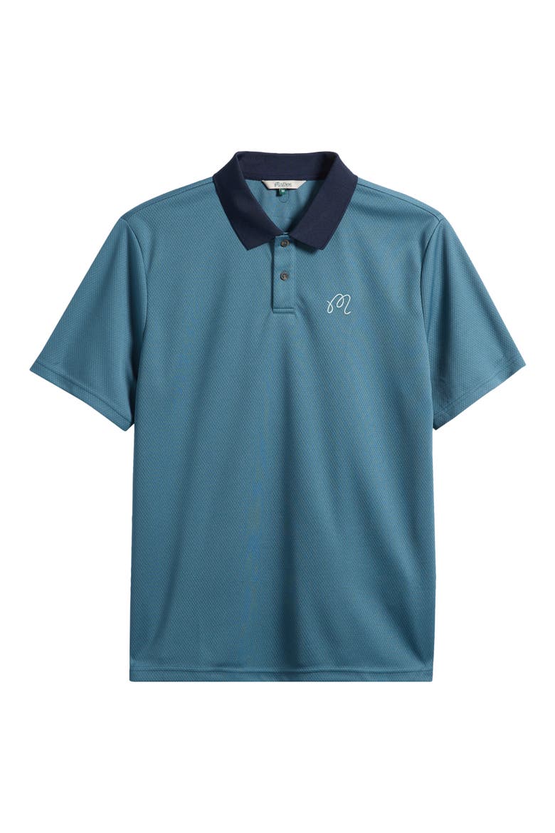 Fairway Hex Piqué Golf Polo, Main, color, SLATE