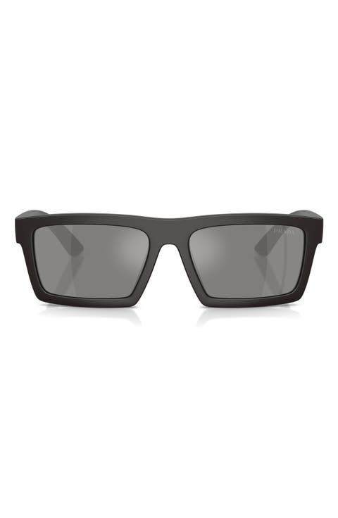 55mm Rectangular Sunglasses