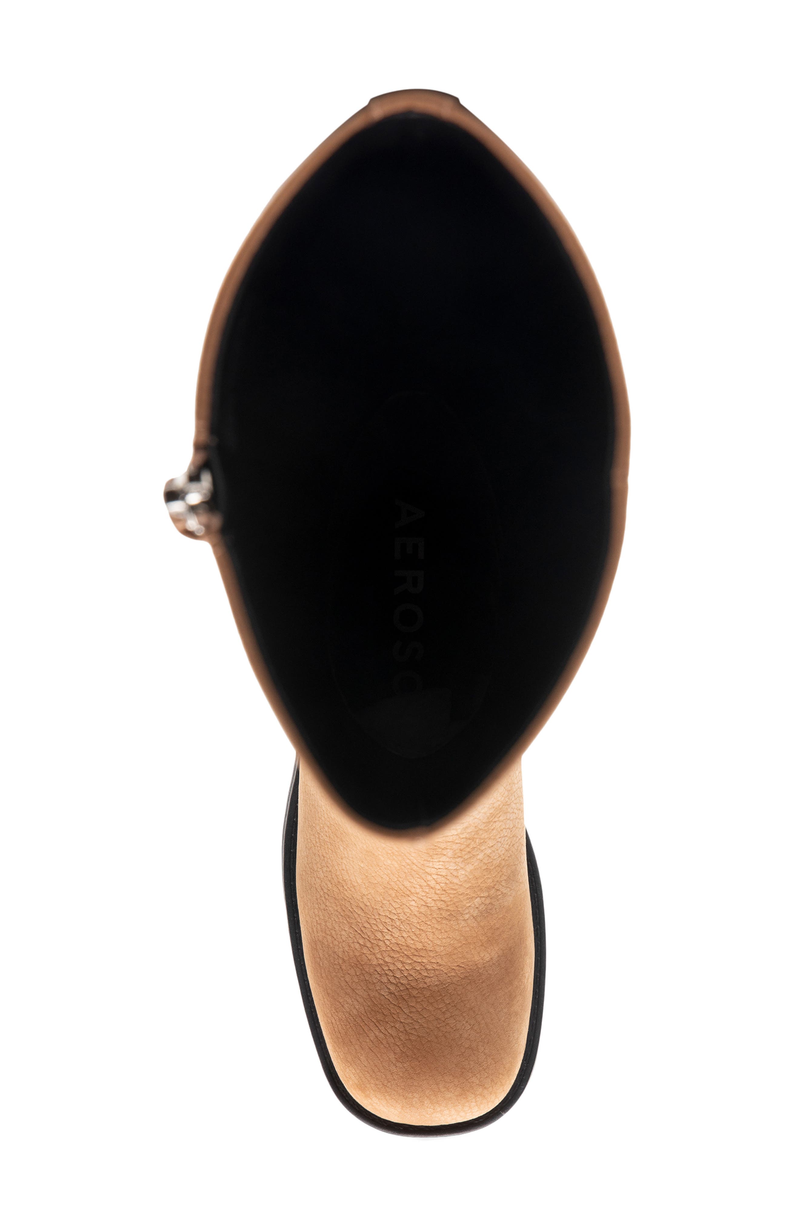 Aerosoles Morisson Knee High Boot, Alternate, color, Camel Pebbled Nubuck