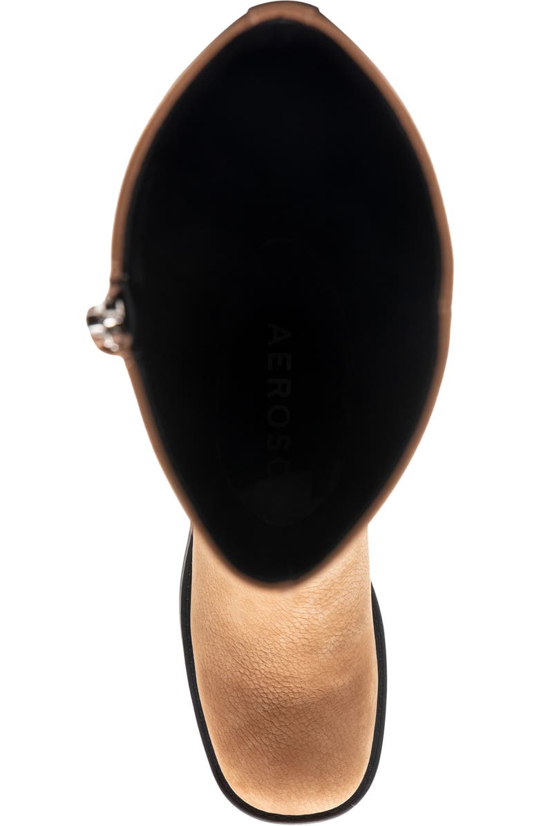 Aerosoles Morisson Knee High Boot, Alternate, color, Camel Pebbled Nubuck