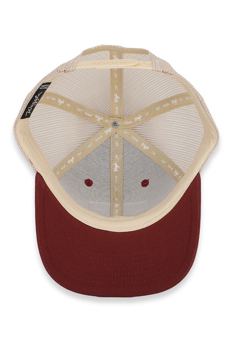 Acres Trucker Hat, Alternate, color, RED