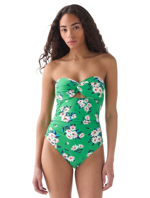 Twist Swim Top One Piece Swimsuit