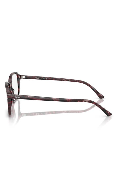Ray Ban Ray-ban 54mm Square Optical Glasses In Violet