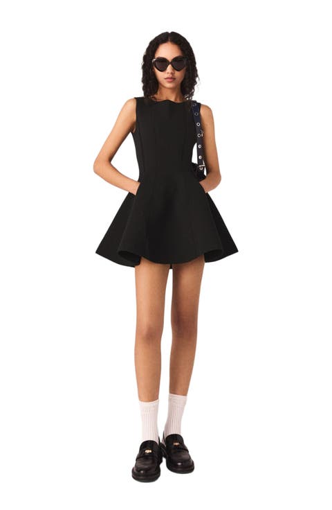 Skater dress with jewelled bows