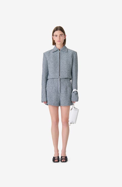 Paige Cropped Zip Jacket