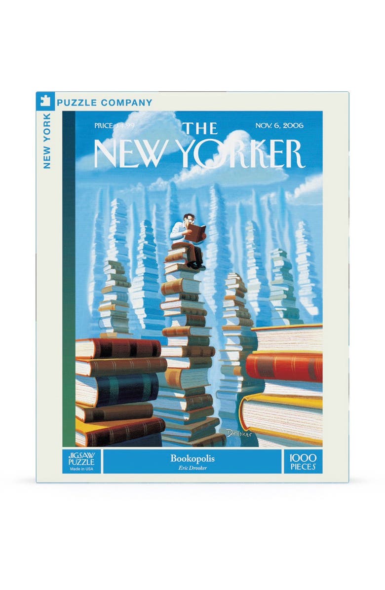 NEW YORK PUZZLE COMPANY Bookopolis 1000 Piece Puzzle, Main, color, NO COLOR