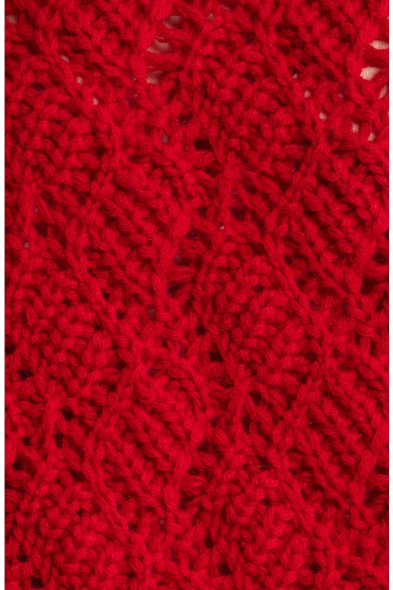 Raya Cashmere Sweater, Alternate, color, RED LOVE