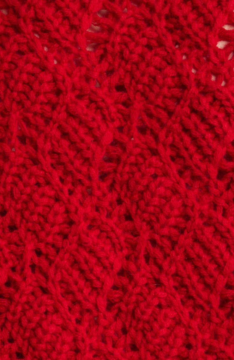 Elie Tahari Raya Cashmere Sweater, Alternate, color, Red Love