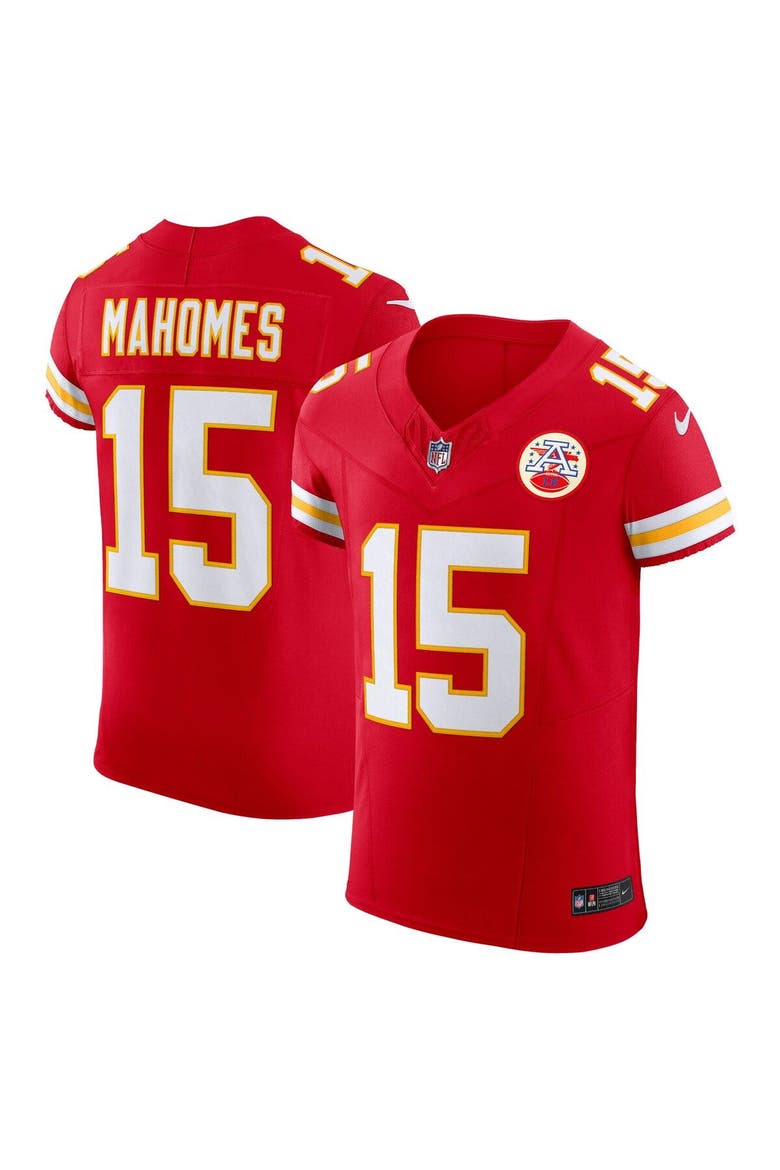 Men's Nike Patrick Mahomes Red Kansas City Chiefs  Vapor F.U.S.E. Elite Jersey, Main, color, Red