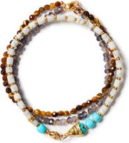 Chan Luu Set of 3 Semiprecous Stone Bracelets