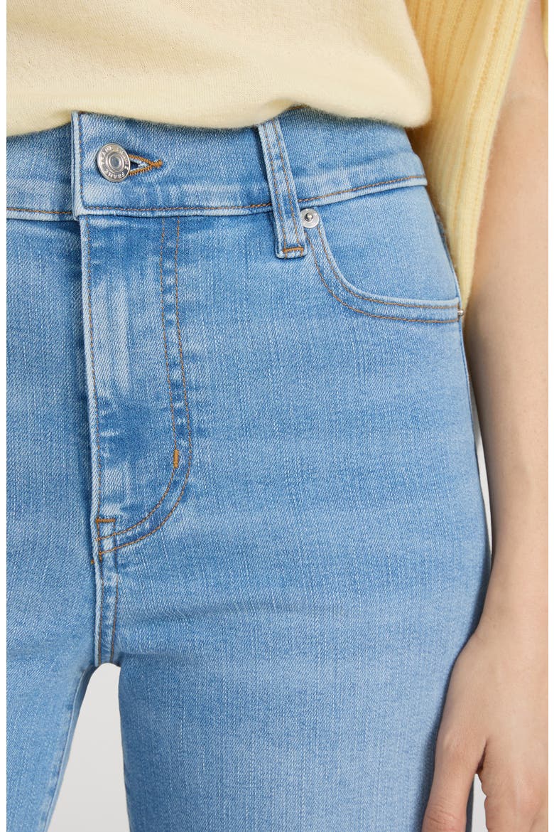 Le Pixie High Waist Slim Palazzo Jeans, Alternate, color, HONEYMOON