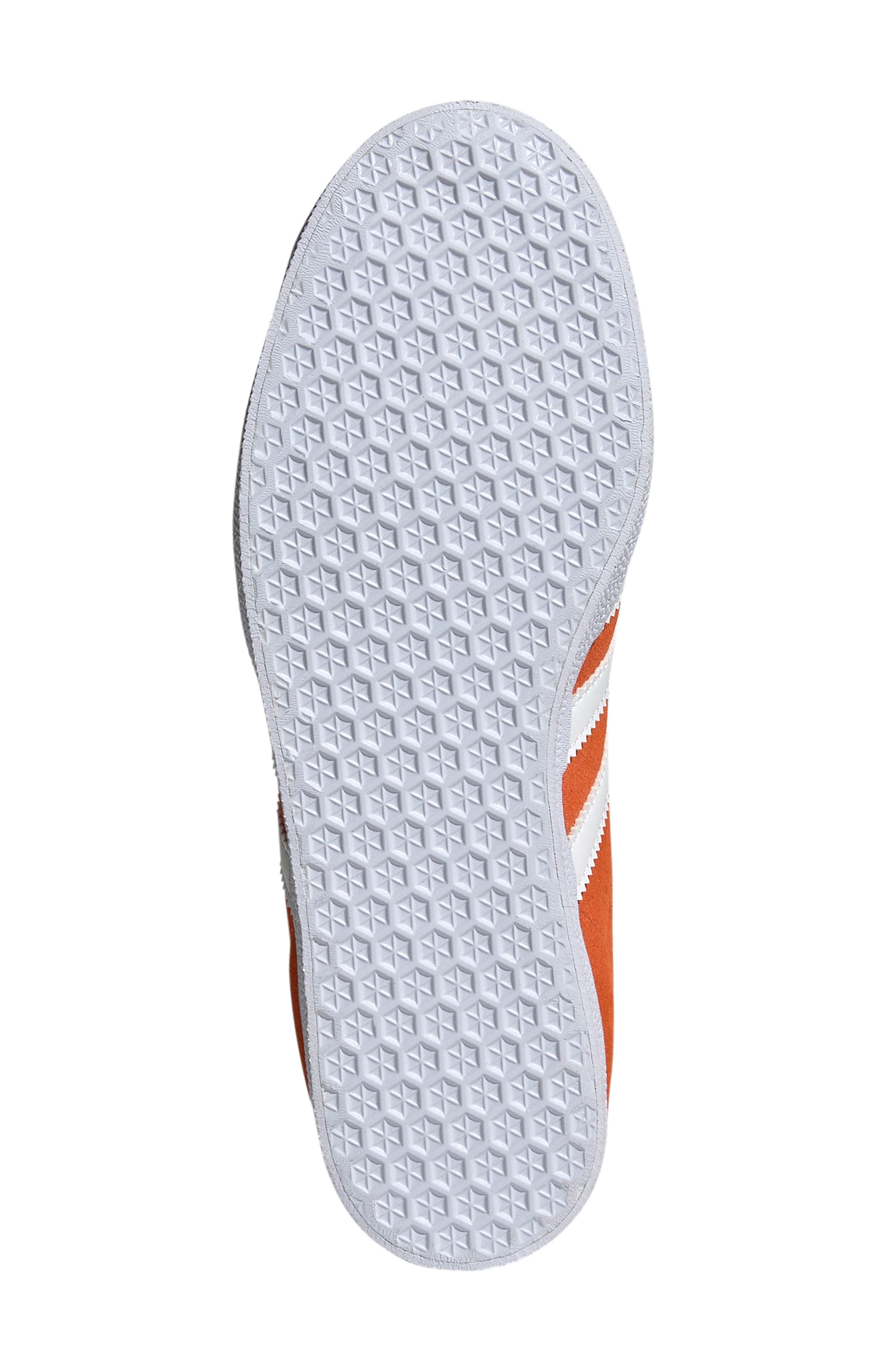 Gazelle Sneaker, Alternate, color, ORANGE/ WHITE/ OFF WHITE