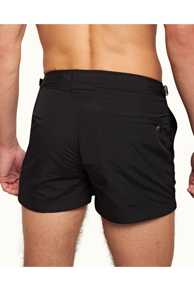 Springer Shortest-Length Swim Shorts, Alternate, color, Black