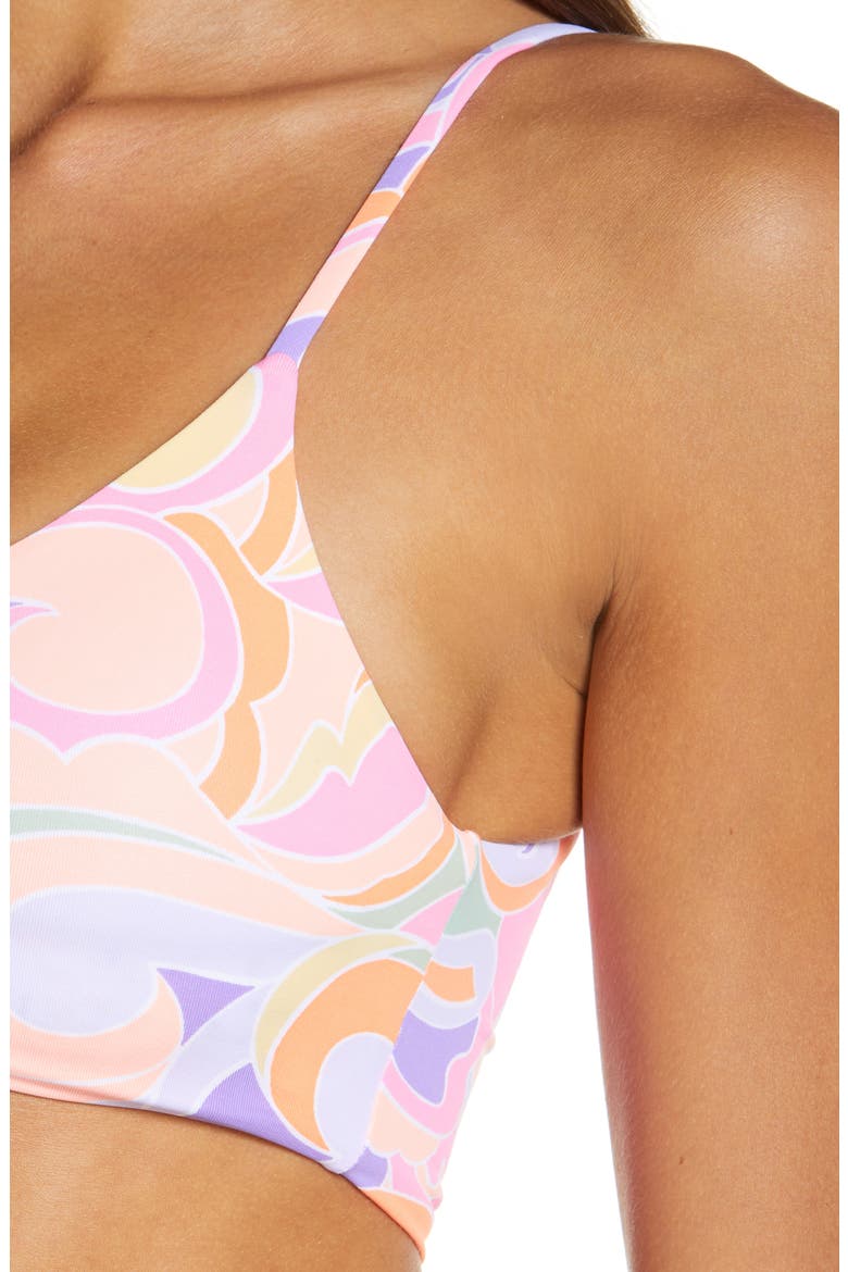 Pucchini Praia Reversible Bikini Top, Alternate, color, PURPLE