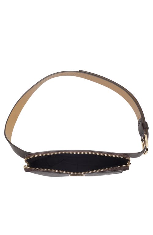 Kate Spade New York Saffiano Zip Top Belt Bag In Brown