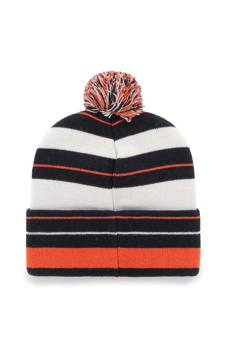 '47 Men's '47 Navy Chicago Bears Powerline Cuffed Knit Hat with Pom, Alternate, color, 