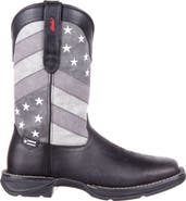 DURANGO Faded Black Flag Western Boot