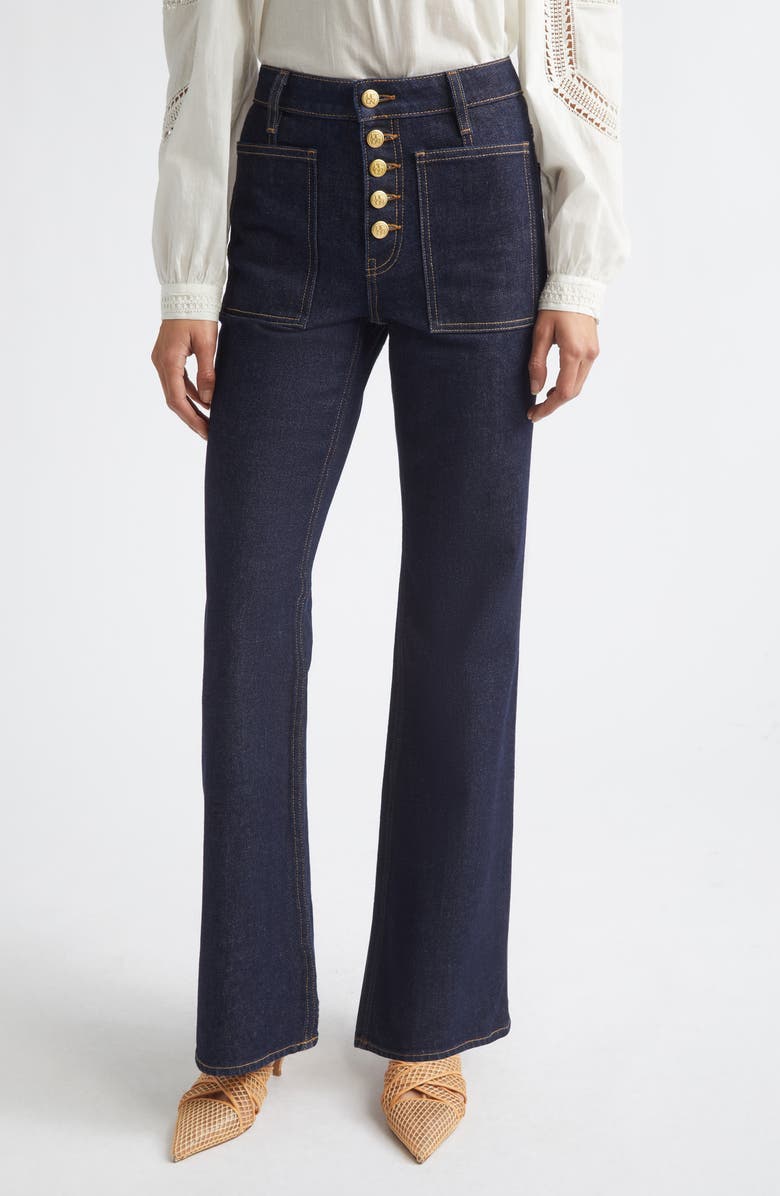 Ulla Johnson The Lou Stretch Jeans, Main, color, Tigris