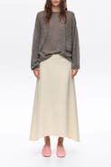 BIMBA Y LOLA Double-Face Wool A-Line Skirt