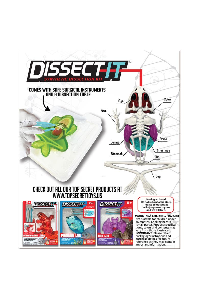 Dissect it Frog Lab, Science Kit, Ages 6+, Alternate, color, Multicolored