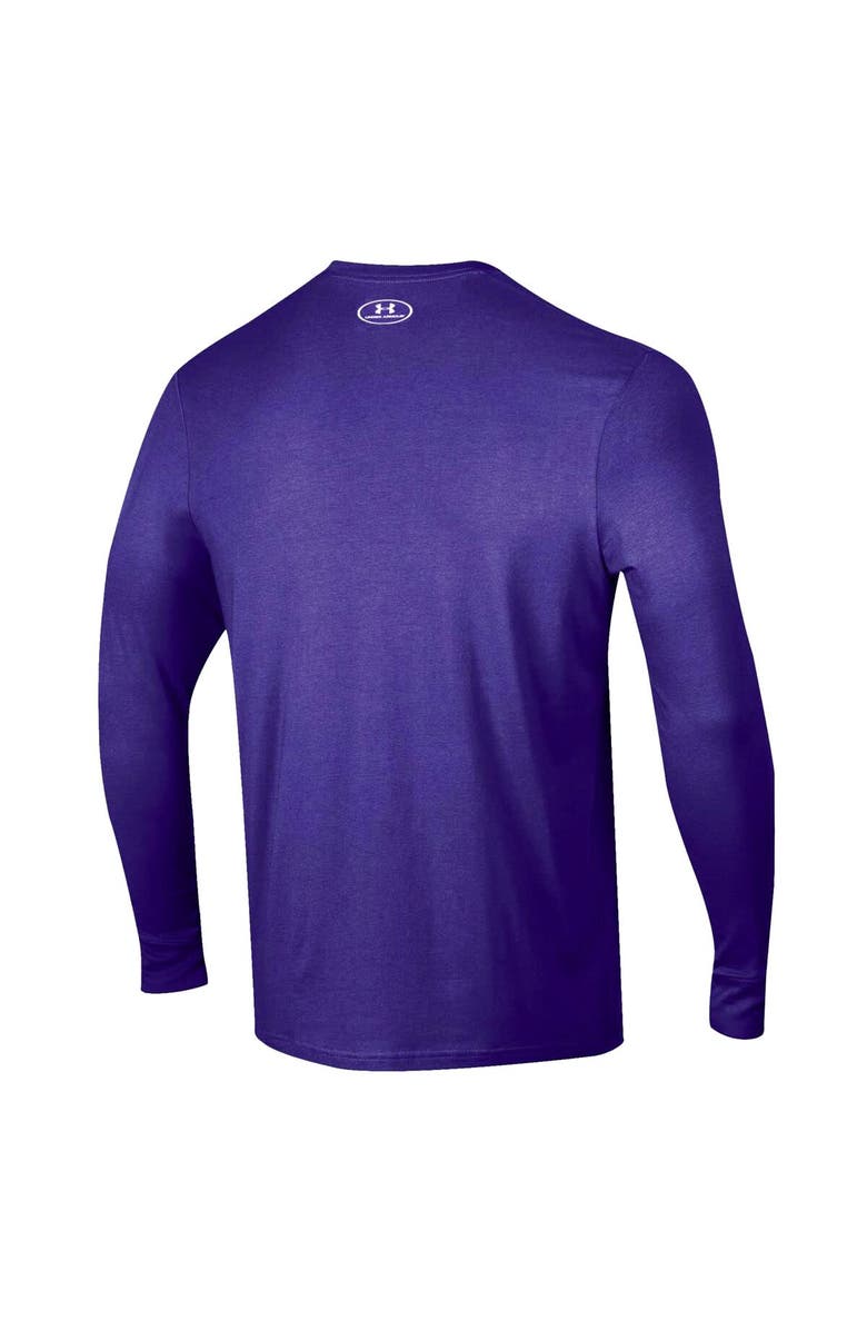 Under Armour Men's Under Armour Purple Northwestern Wildcats 2025 Sideline Football Performance Cotton Long Sleeve T-Shirt, Alternate, color, Purple