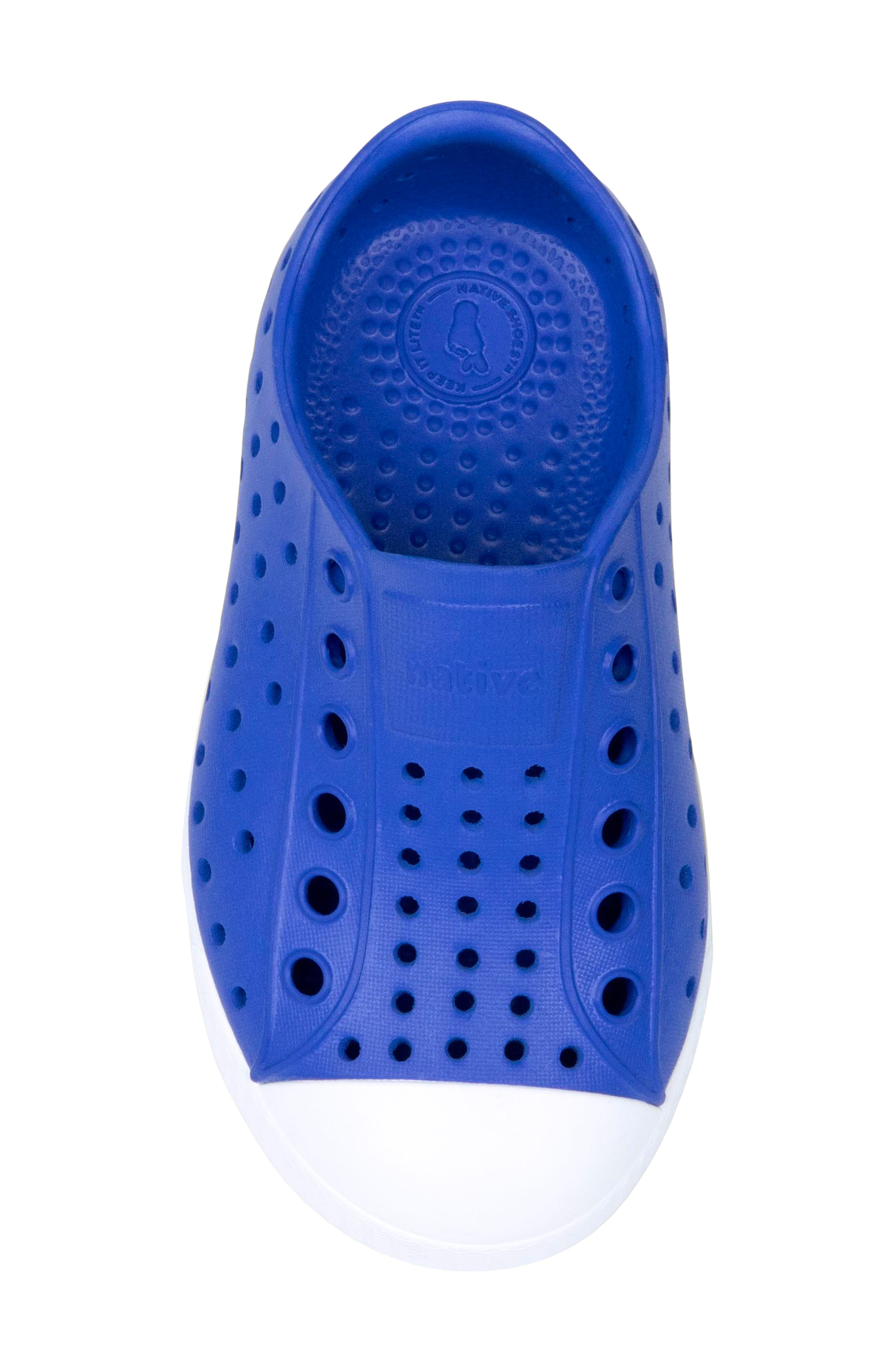 Native Shoes Jefferson Water Friendly Slip-On Sneaker, Alternate, color, Ultra Violet Blue/Shellwhite