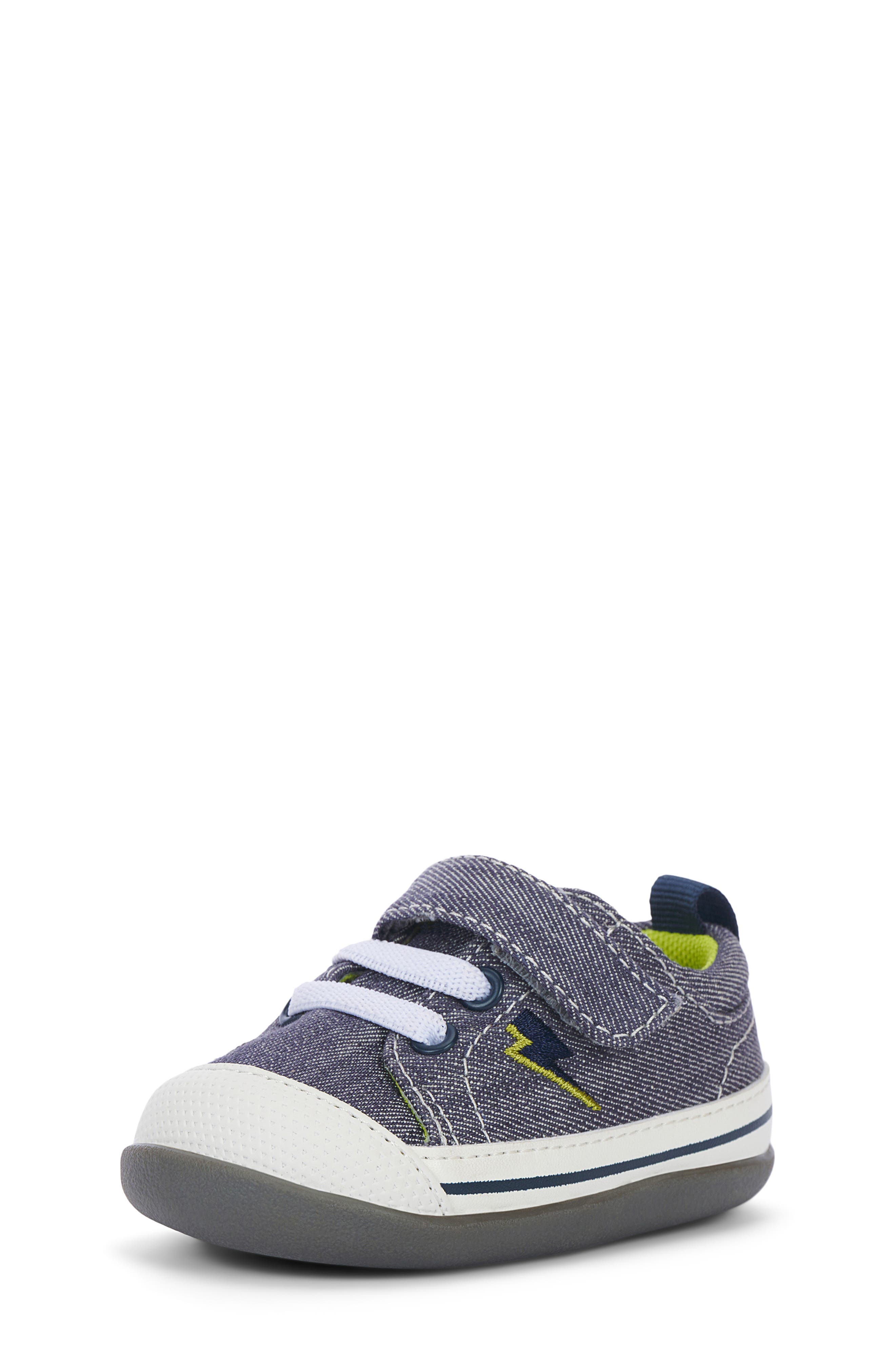 See Kai Run Stevie II Sneaker, Alternate, color, Gray/ Lightning