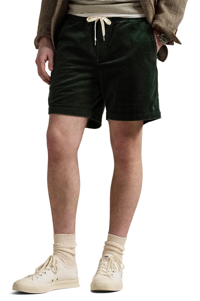 Classic Fit Prepster Cotton Corduroy Shorts, Main, color, COLLEGE GREEN X