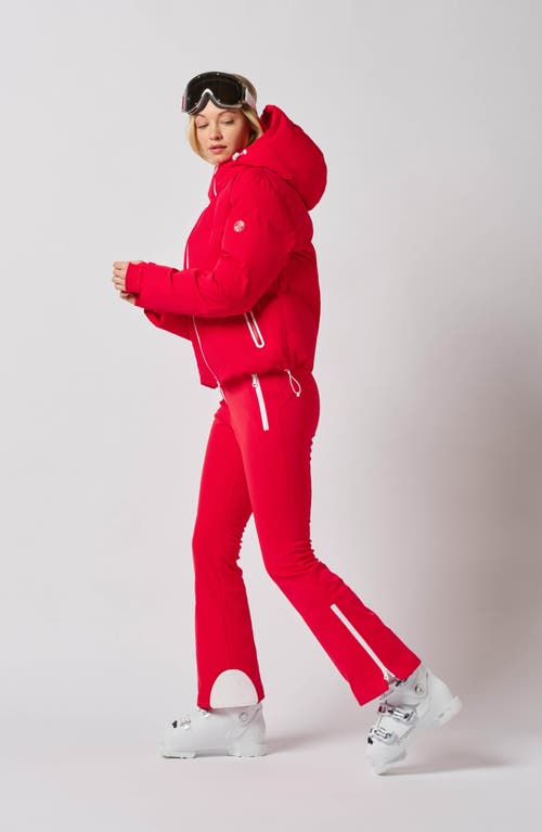 Jorde Poppy Ski Jacket In Red