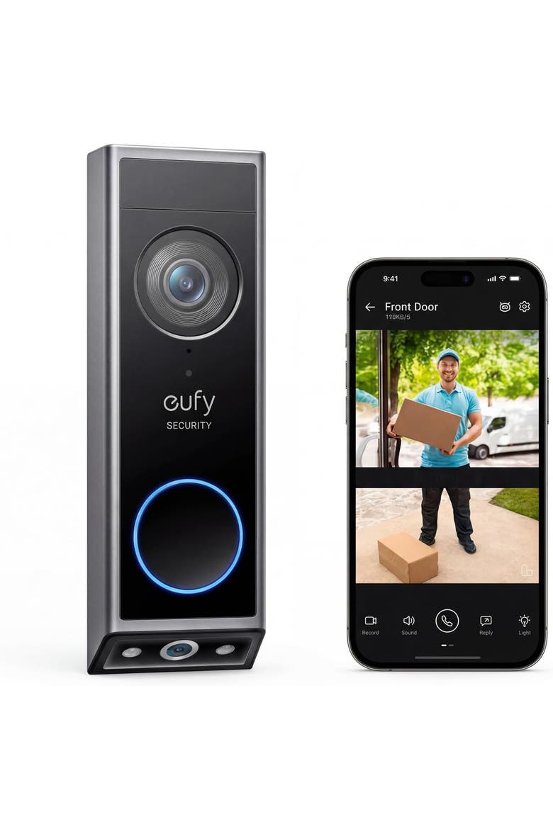Video Doorbell E340, Main, color, Black