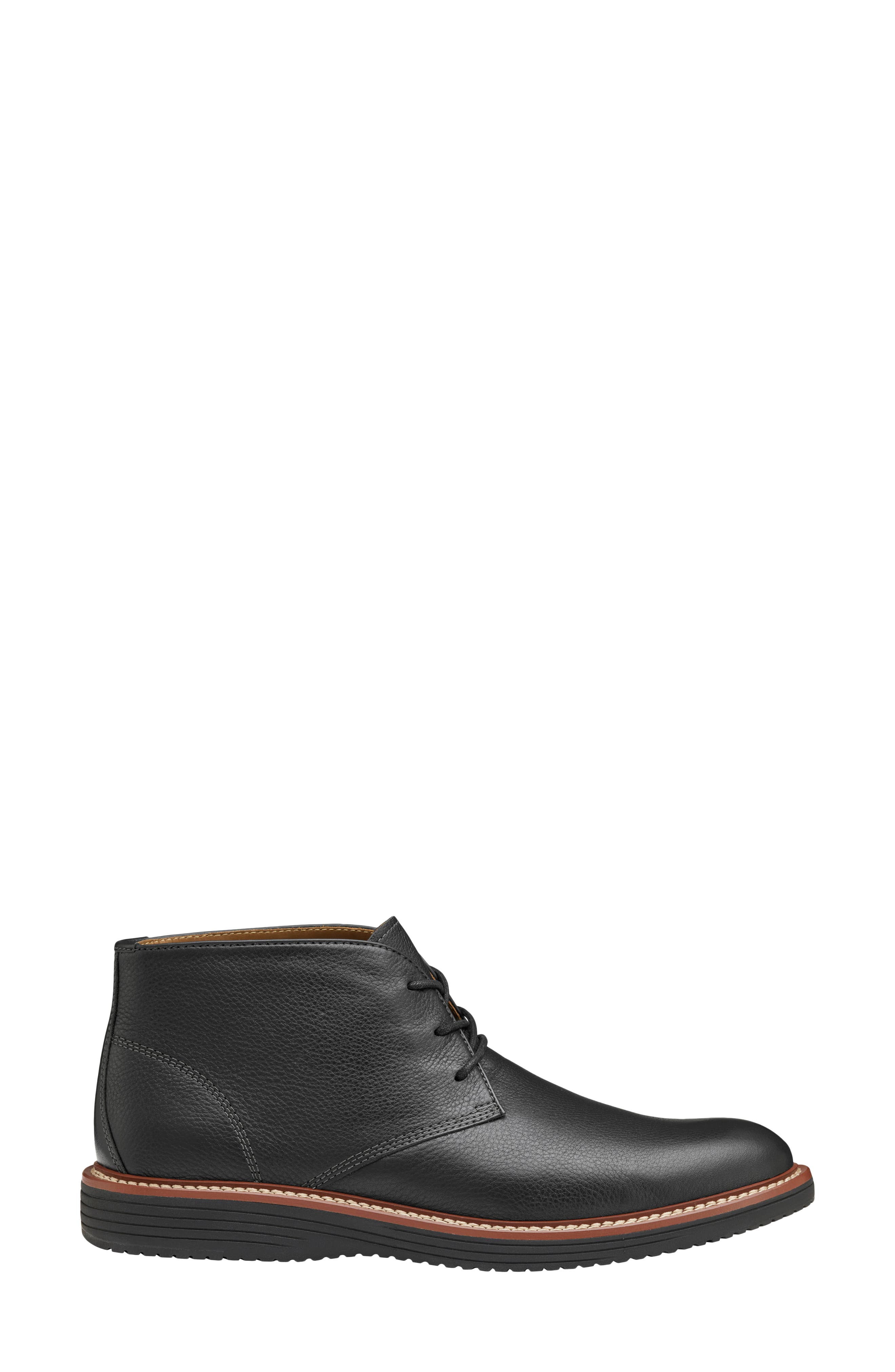 Johnston 
Murphy Upton Chukka, Alternate, color, Black Full Grain