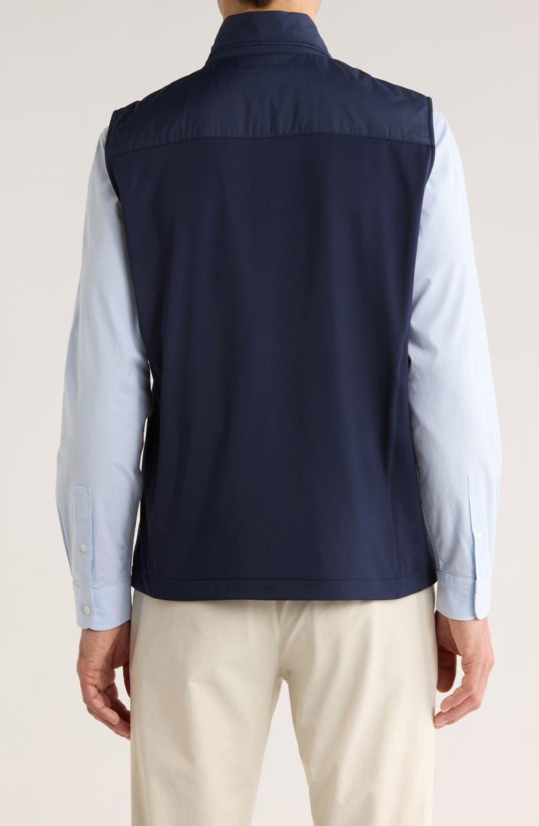 Mizzen+Main Northwood Mixed Media Vest, Alternate, color, Navy