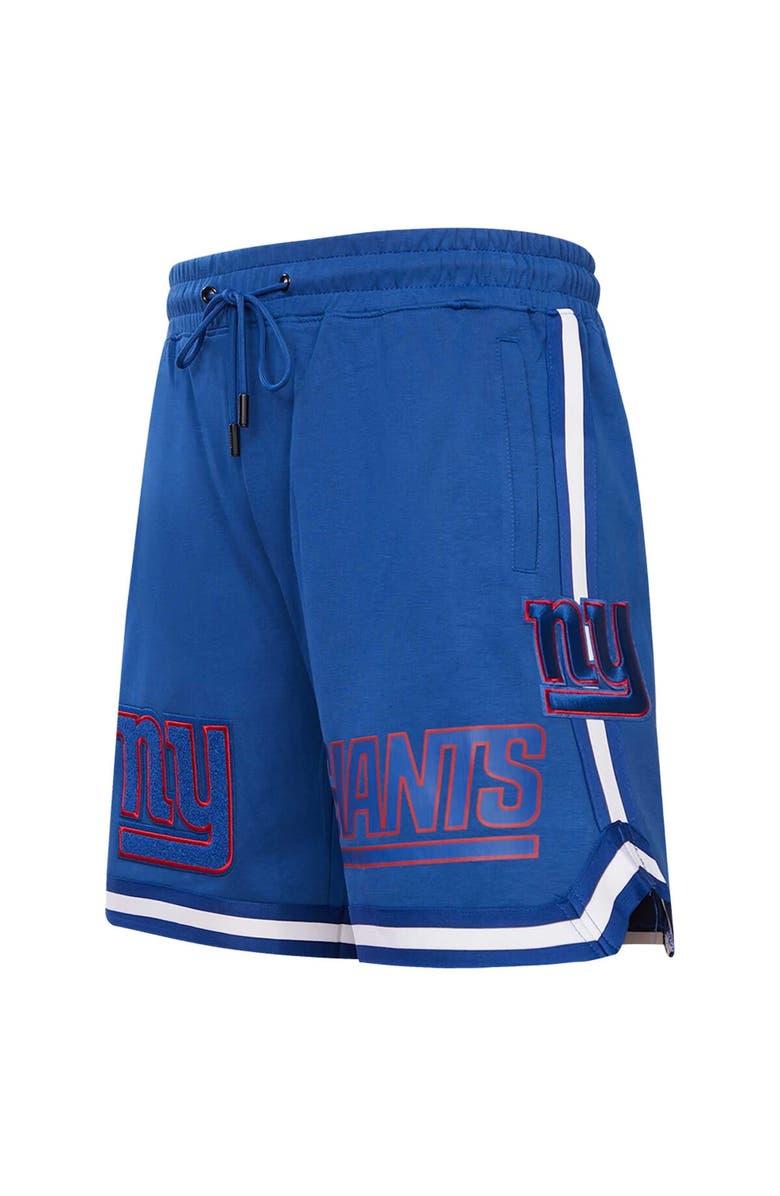 PRO STANDARD Men's Pro Standard Royal New York Giants Classic Chenille Shorts, Alternate, color, Royal