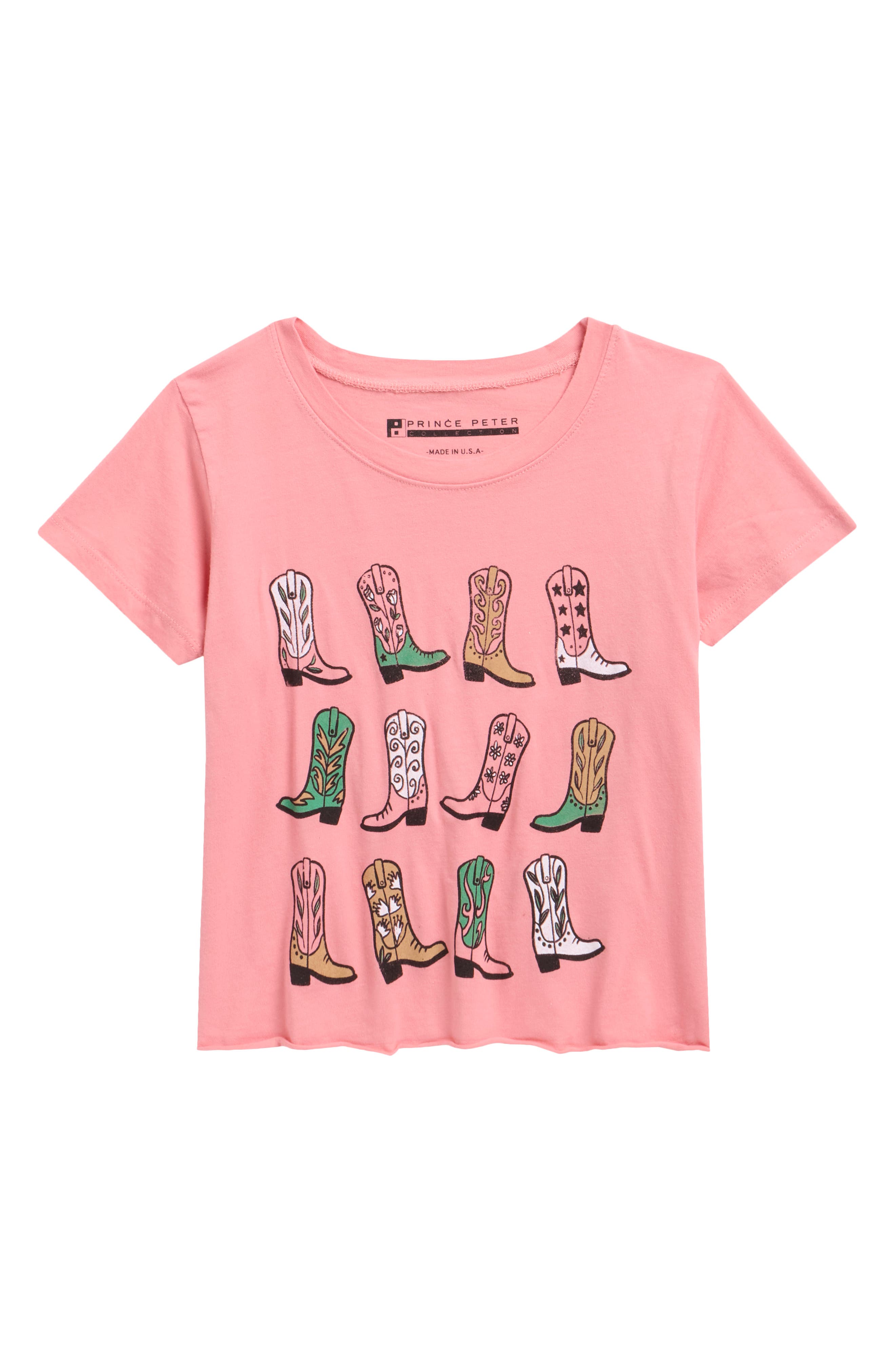 Kids' These Boots Cotton Graphic T-Shirt