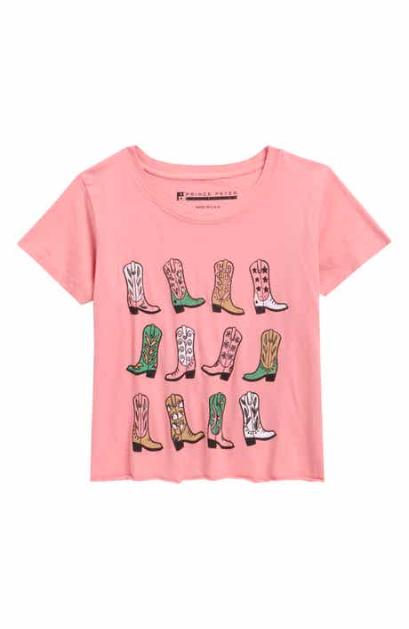 Kids' These Boots Cotton Graphic T-Shirt