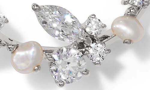 Nadri Ravish Front To Back Hoop Earrings