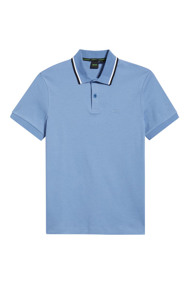 Paddy Cotton Polo, Alternate, color, LIGHT/ PASTEL BLUE