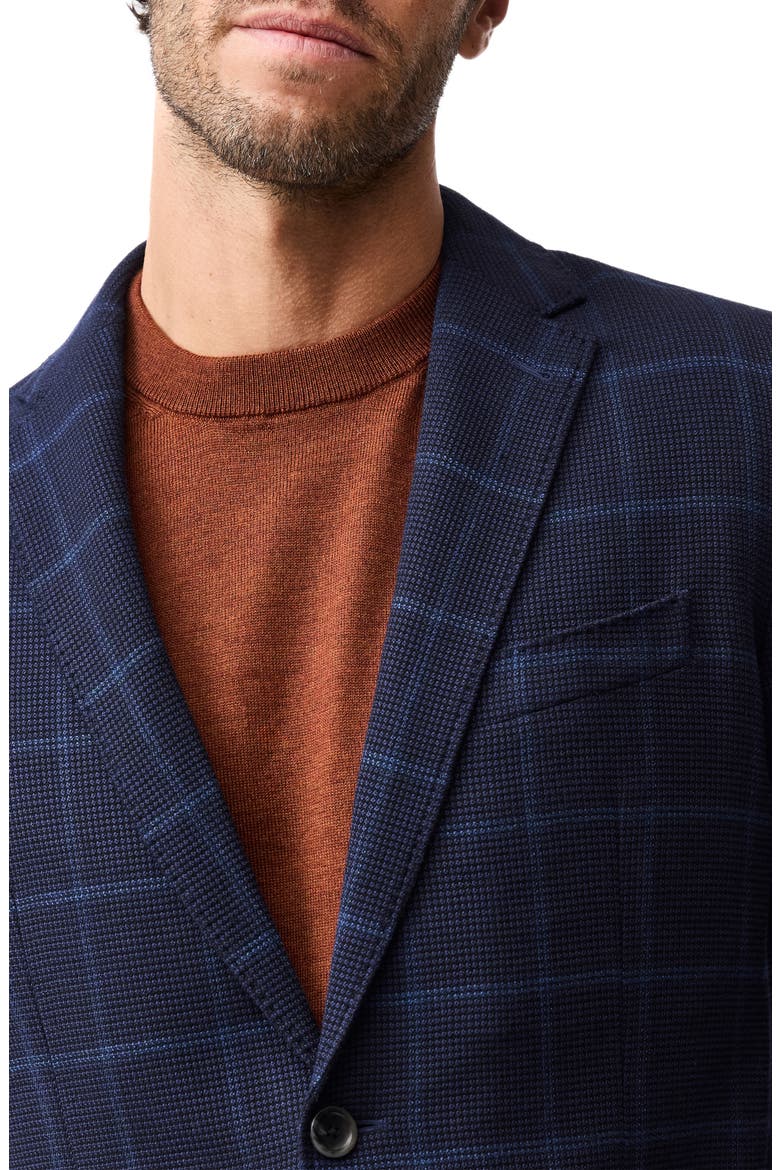 Campbell Point Windowpane Plaid Sport Coat, Alternate, color, MIDNIGHT