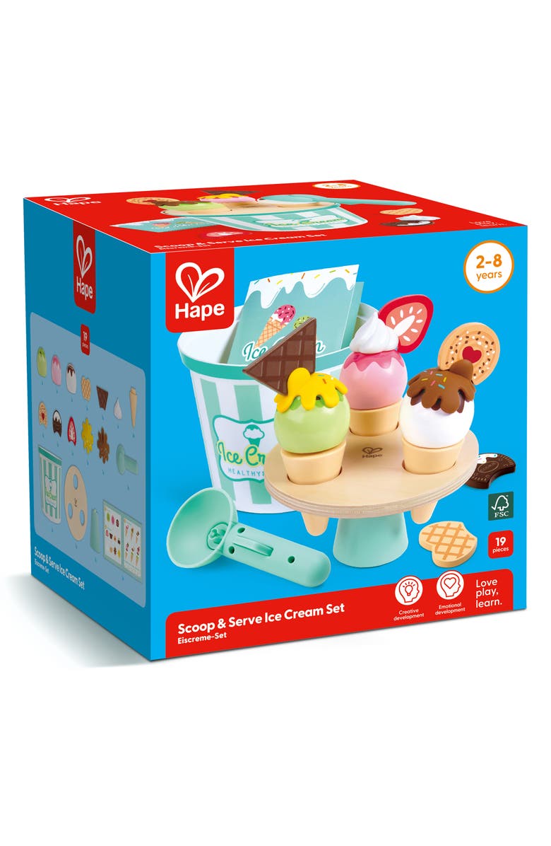 Hape Scoop & Serve Ice Cream Play Set, Alternate, color, 