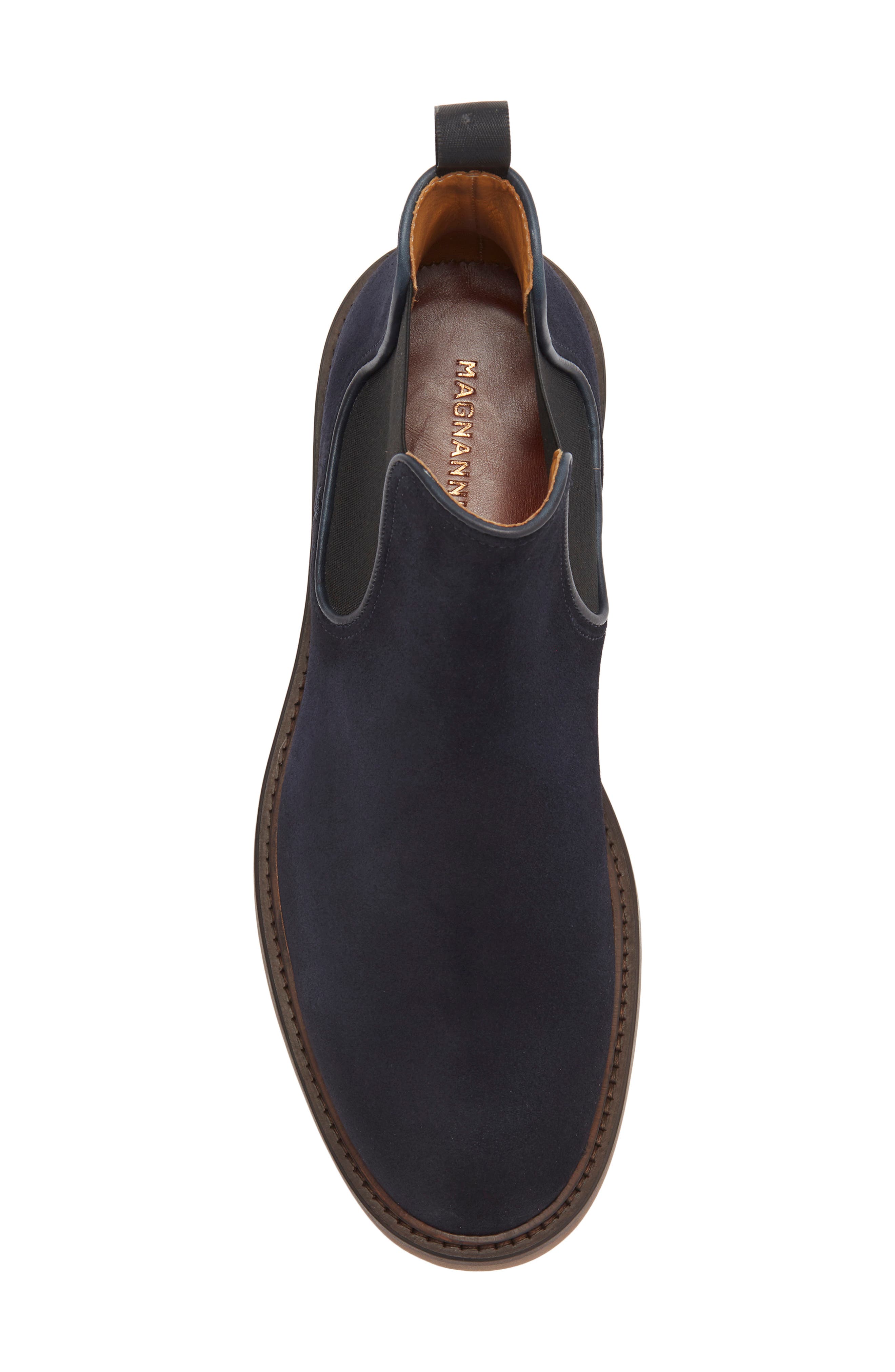 Magnanni Marton Chelsea Boot, Alternate, color, Navy