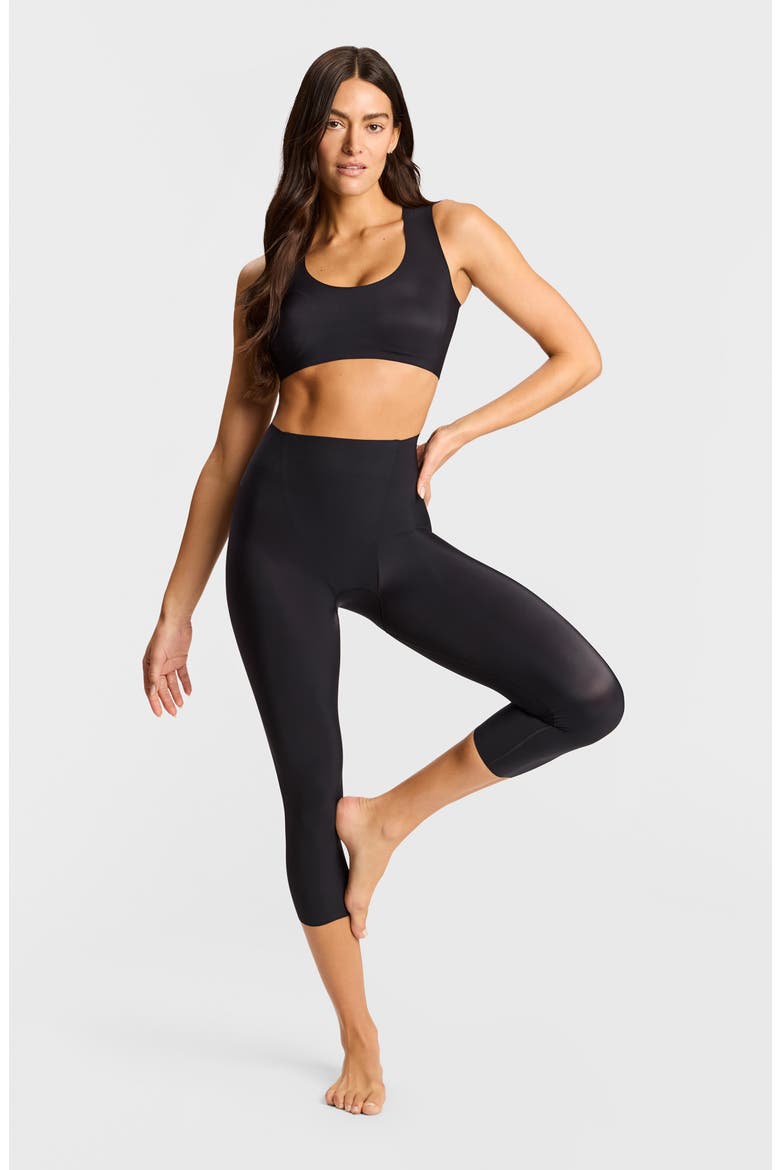 Zone Smoothing Capri Pants, Alternate, color, BLACK