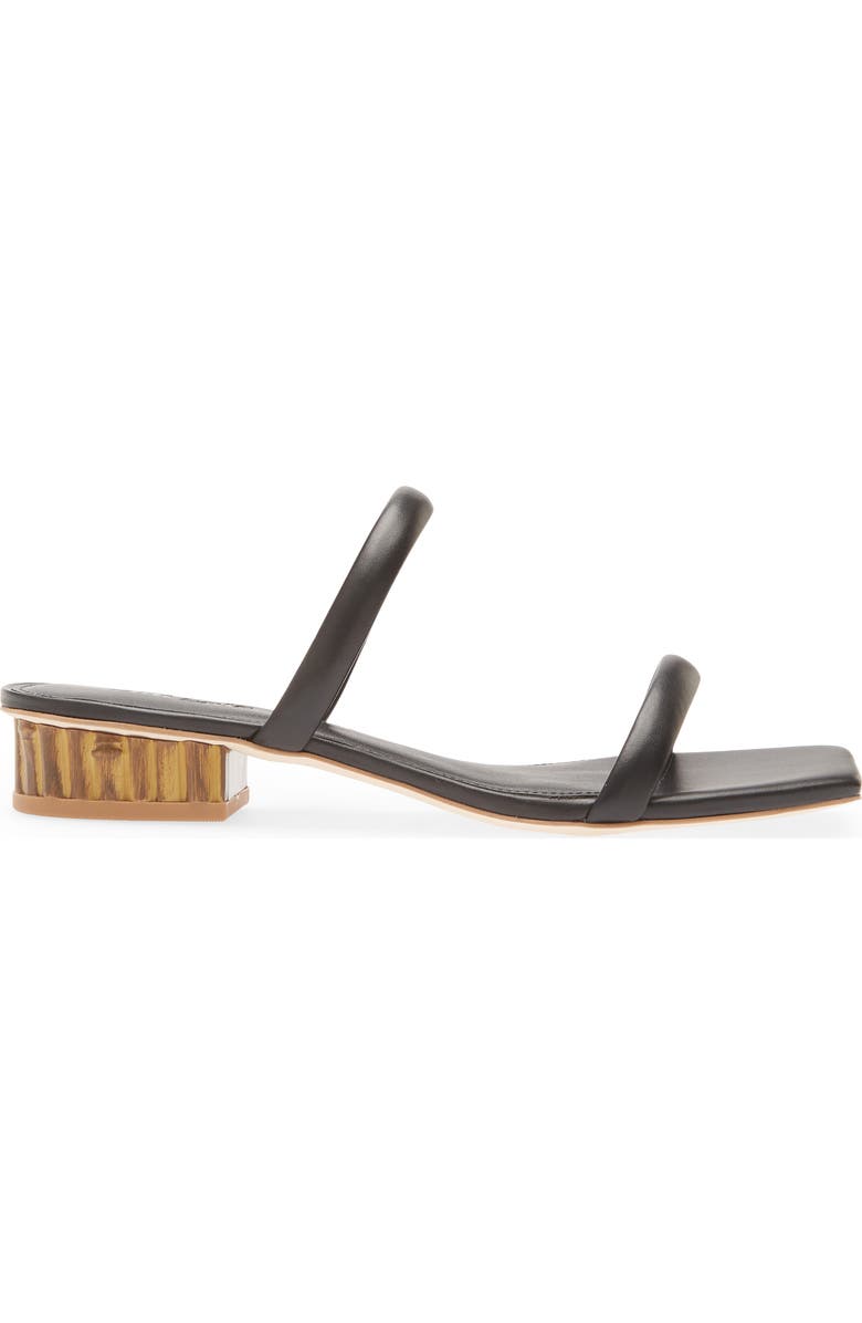 Cult Gaia Liz Square Toe Block Heel Slide Sandal, Alternate, color,